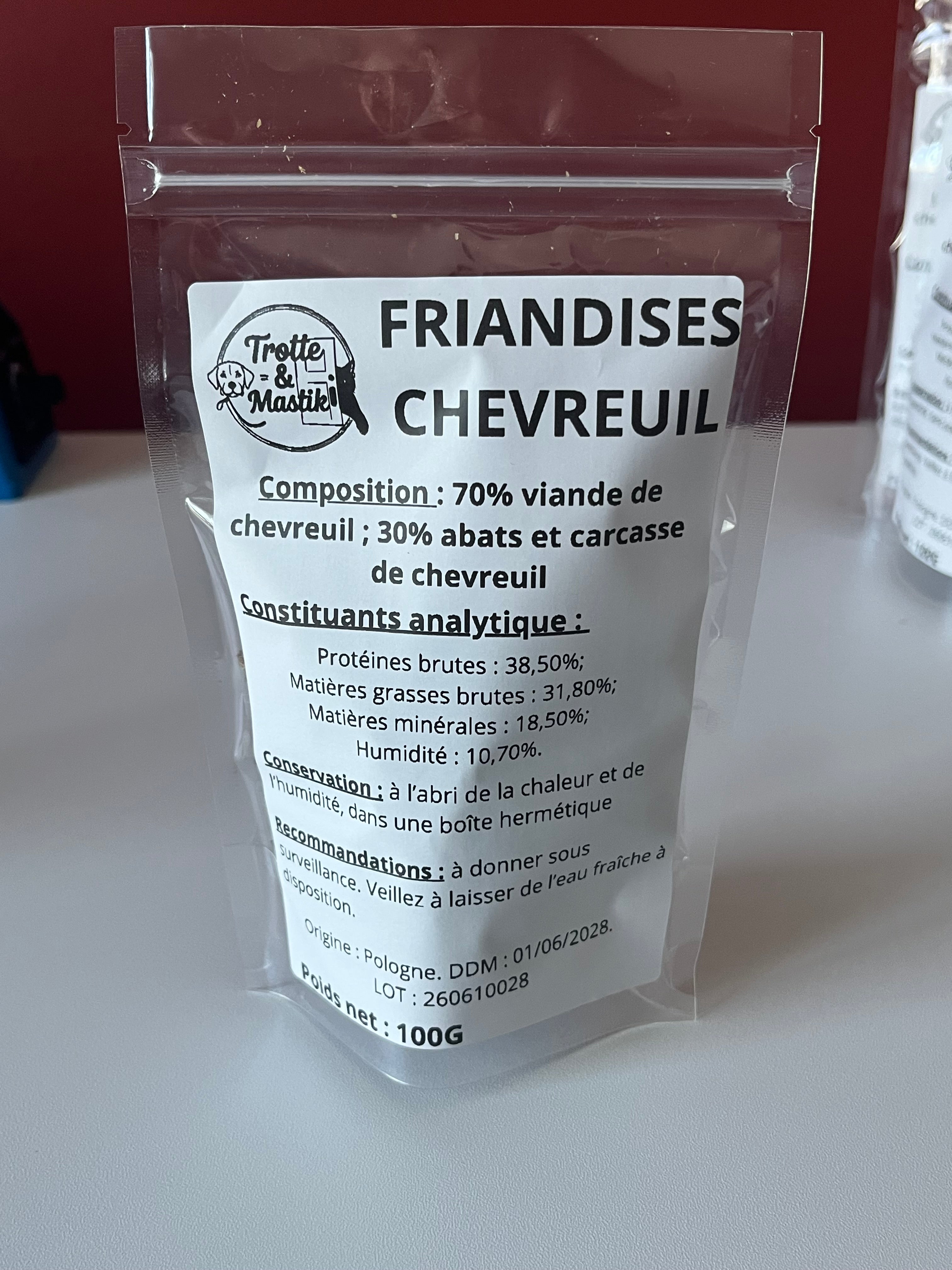 Friandises Chevreuil