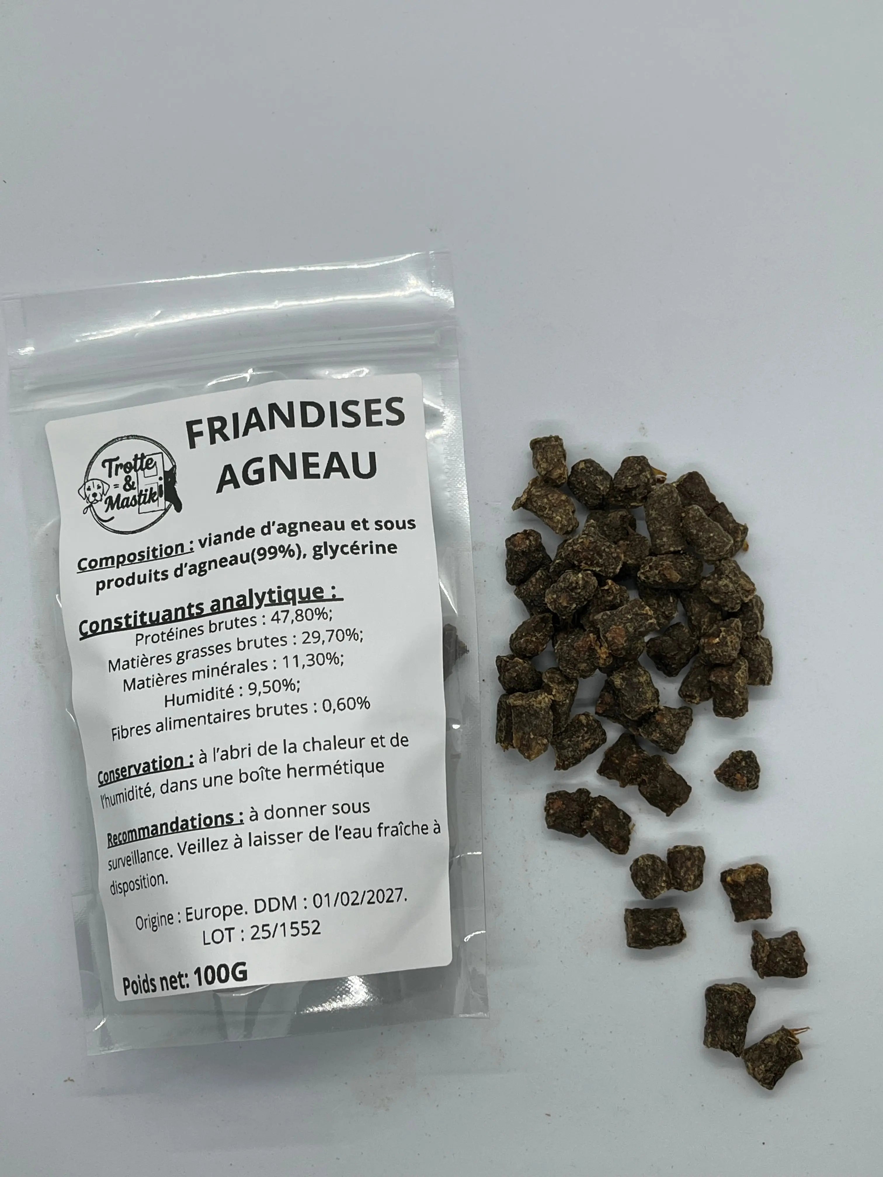Friandises Agneau Trotte & Mastik