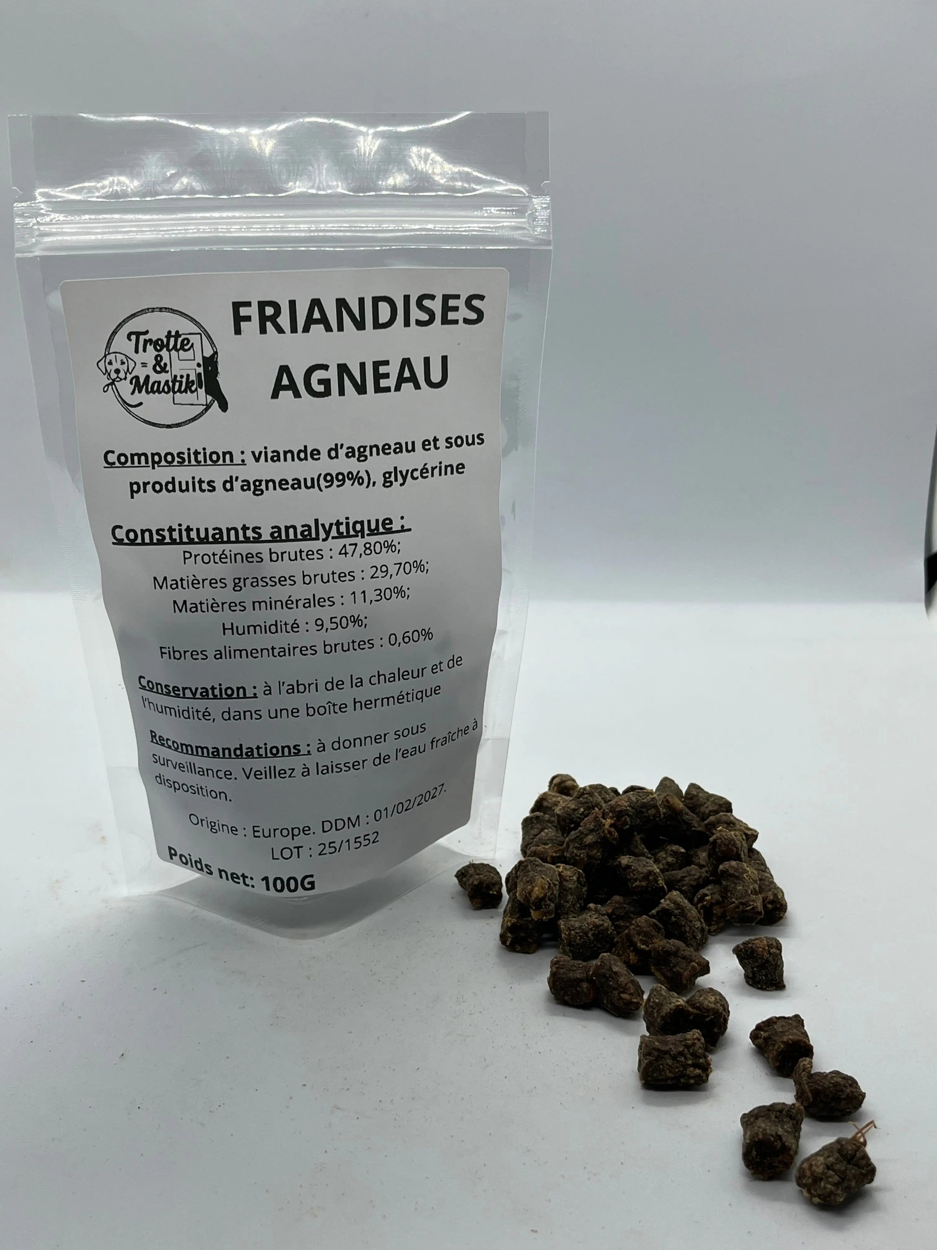 Friandises Agneau Trotte & Mastik